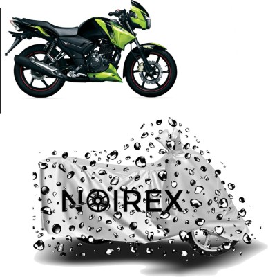 NOIREX Two Wheeler Cover for TVS(Apache RTR 180, Silver)