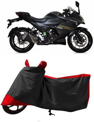 GROFATIK Two Wheeler Cover for Suzuki(Gixxer SF 250, Red)