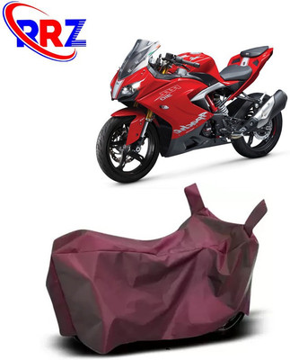 RRZ Waterproof Two Wheeler Cover for TVS(Apache RR 310, Maroon)