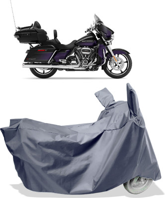 Amexride Two Wheeler Cover for Harley Davidson(CVO Limited, Grey)