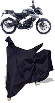 Amexride Two Wheeler Cover for Bajaj(Pulsar 200NS FI BS6, Black)