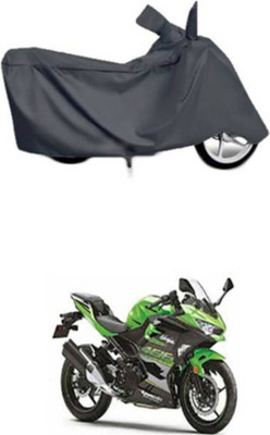 RAAMKM Two Wheeler Cover for Hero, Honda, Bajaj, Ather, TVS, Yamaha(Versys X 300, Grey)