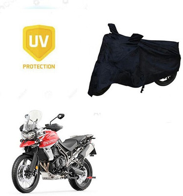MMSSTAR Waterproof Two Wheeler Cover for Triumph(Tiger 800 XCA, Black)