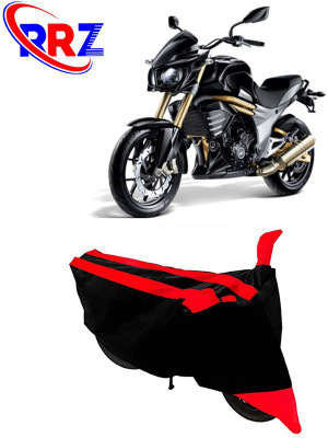 AutoGalaxy Waterproof Two Wheeler Cover for Mahindra(Mojo, Black, Red)