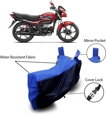 THE REAL ARV Waterproof Two Wheeler Cover for Universal For Bike(Blue)
