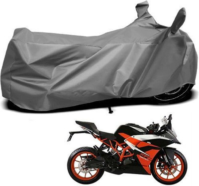Varnwal E Commerce Waterproof Two Wheeler Cover for KTM(RC 200, Grey)