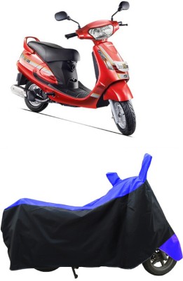 Coxtor Waterproof Two Wheeler Cover for Mahindra(Duro 125, Blue)