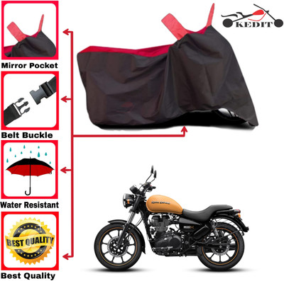 AASHTIK MART Two Wheeler Cover for Royal Enfield(Thunderbird 500, Red, Black)