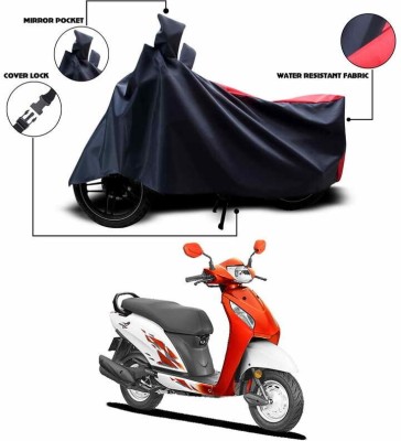 SEBONGO Waterproof Two Wheeler Cover for Honda(Activa, Red)