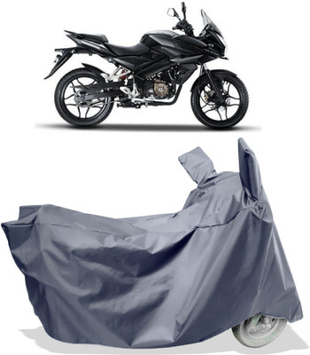 Amexride Two Wheeler Cover for Bajaj(Pulsar AS 150, Grey)