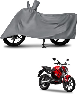 MMSSTAR Waterproof Two Wheeler Cover for Revolt(RV 400, Grey)