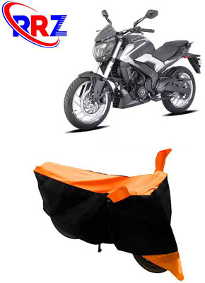 RRZ Waterproof Two Wheeler Cover for Bajaj(Dominar, Black, Orange)