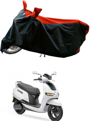 DeepShakshi AUTOMOTIVE Waterproof Two Wheeler Cover for TVS(iQube Electric, Red)