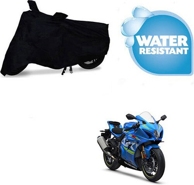 MMSSTAR Waterproof Two Wheeler Cover for Suzuki(GSX, Black)