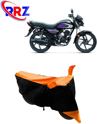 RRZ Waterproof Two Wheeler Cover for Honda(Dream Neo, Black, Orange)