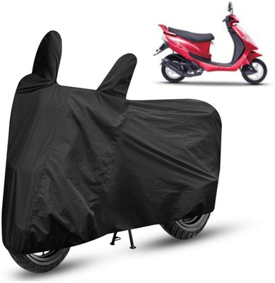 DeepShakshi AUTOMOTIVE Waterproof Two Wheeler Cover for Mahindra(Kine, Black)