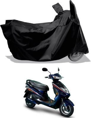 Amexride Two Wheeler Cover for Okinawa(Ridge Plus, Black)
