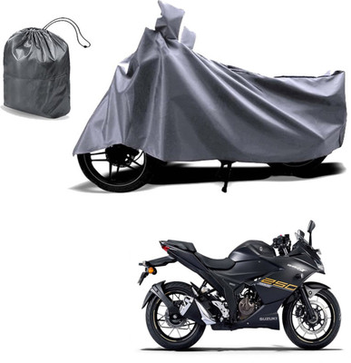 Autoinnovation Waterproof Two Wheeler Cover for Suzuki(Gixxer 250, Grey)