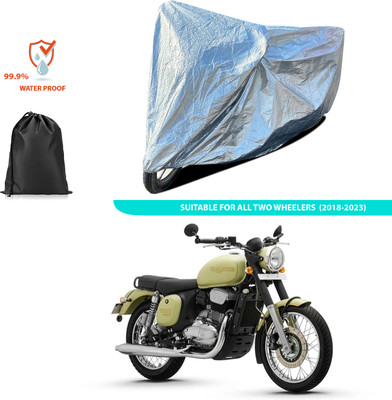 PAGORA Waterproof Two Wheeler Cover for JAWA(Jawa, Silver)