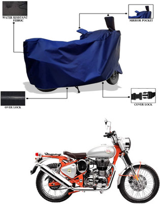 CODOKI Waterproof Two Wheeler Cover for Royal Enfield(Bullet Trials 500, Blue)