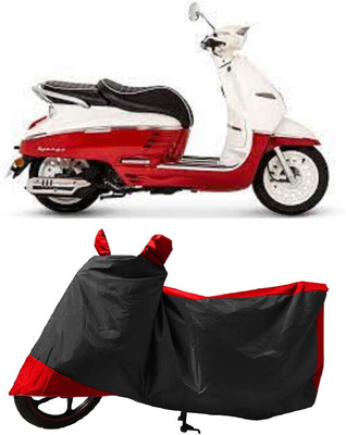 GROFATIK Two Wheeler Cover for Vespa(Elegante 150 BS6, Red)