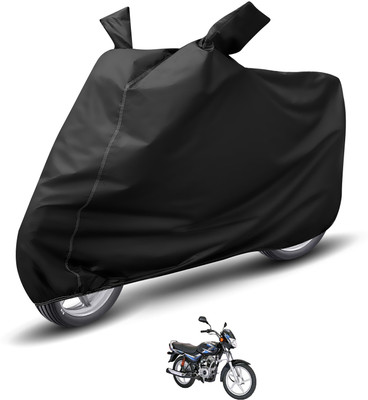 Auto Hub Waterproof Two Wheeler Cover for Bajaj(CT 100, Black)