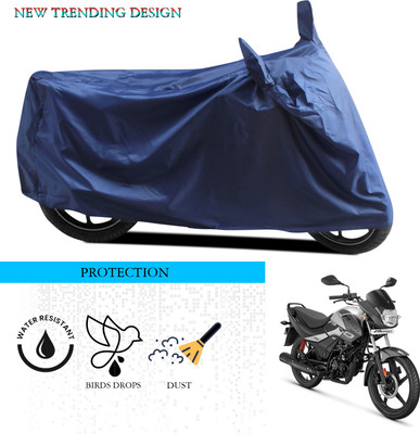 ANTHUB Waterproof Two Wheeler Cover for Hero(Passion Pro i3S, Blue)