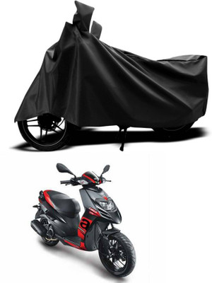 KEDIT Two Wheeler Cover for Aprilia(SR 150, Black)