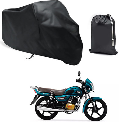 CODOKI Waterproof Two Wheeler Cover for TVS(Radeon, Black)