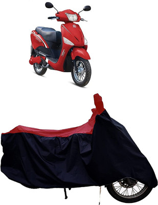 KEDIT Two Wheeler Cover for Hero(Electric Optima, Red, Black)