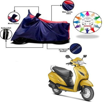 DeepShakshi AUTOMOTIVE Waterproof Two Wheeler Cover for Honda(Activa 5G, Blue, Red)