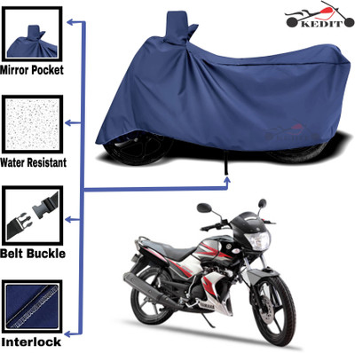 KEDIT Two Wheeler Cover for Yamaha(SS 125, Blue)