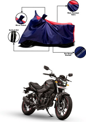 Mdstar Waterproof Two Wheeler Cover for Hero(Xtreme 160 R, Red, Blue)