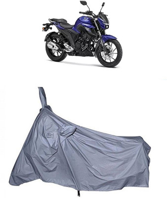 GANPRA Two Wheeler Cover for Yamaha(FZ 25, Silver)