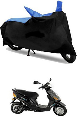 MMSSTAR Waterproof Two Wheeler Cover for Hero(Electric Zippy, Blue, Black)