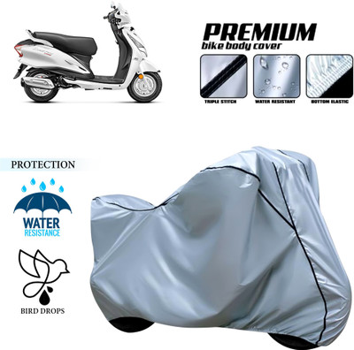 GOSHIV-car and bike accessories Waterproof Two Wheeler Cover for Hero(MotoCorp Destini 125, Silver)