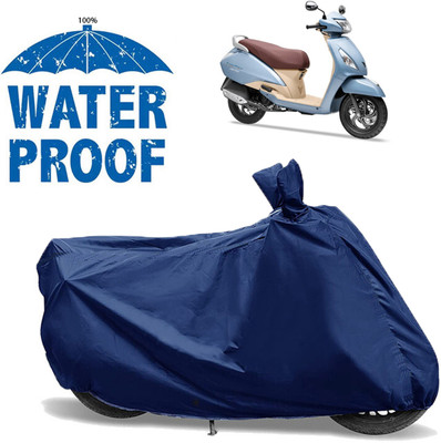 AutoGalaxy Waterproof Two Wheeler Cover for TVS(Jupiter, Blue)
