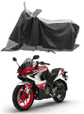 GROFATIK Two Wheeler Cover for Bajaj(Pulsar RS200 BS6, Grey)