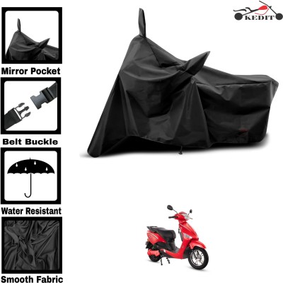 AASHTIK MART Two Wheeler Cover for Hero(Electric Optima DX BS6, Black)