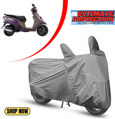 CODOKI Waterproof Two Wheeler Cover for TVS(Scooty Zest, Grey)