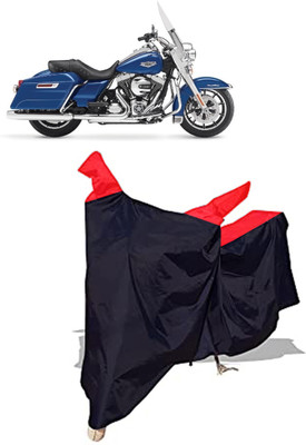 Amexride Two Wheeler Cover for Harley Davidson(Road King, Black)