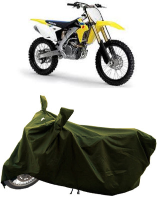 GROFATIK Two Wheeler Cover for Suzuki(DR-Z50, Green)