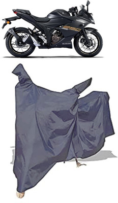 Amexride Two Wheeler Cover for Suzuki(Gixxer 250, Grey)