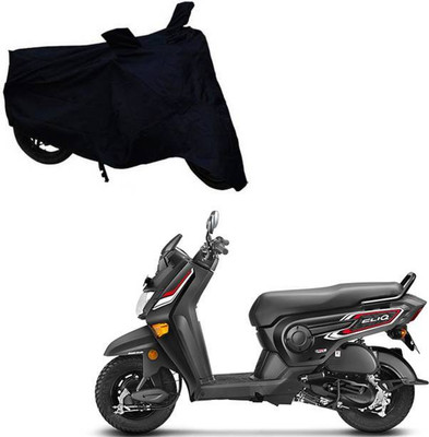 RAAMKM Waterproof Two Wheeler Cover for Hero, Honda(Dare BS6, Black)