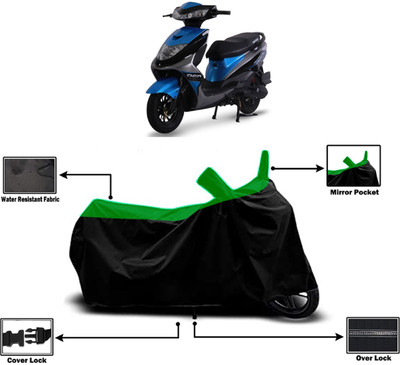 Amexride Two Wheeler Cover for Ampere(REO BS6, Green)