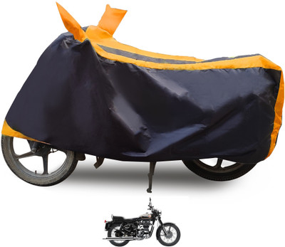 Euro Care Waterproof Two Wheeler Cover for Royal Enfield(Standard 350, Orange)