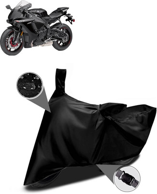DeepShakshi AUTOMOTIVE Two Wheeler Cover for Yamaha(YZF R1M BS6, Black)