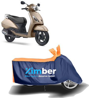 APNEK Two Wheeler Cover for TVS(Jupiter, Orange, Blue)