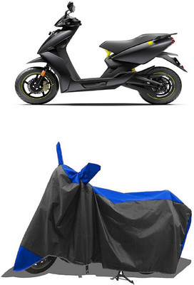 SUGASHRI Waterproof Two Wheeler Cover for Ather(450 X, Blue, Black)