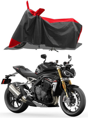 SPECTUS Two Wheeler Cover for Triumph(Speed Triple BS6, Red)